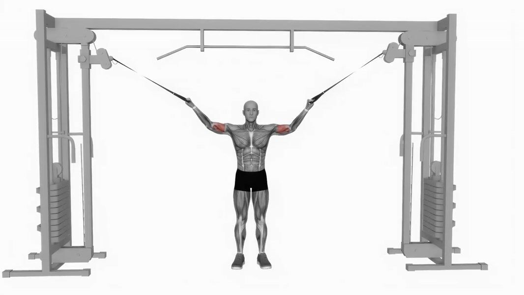 Cable Overhead Curl exercise