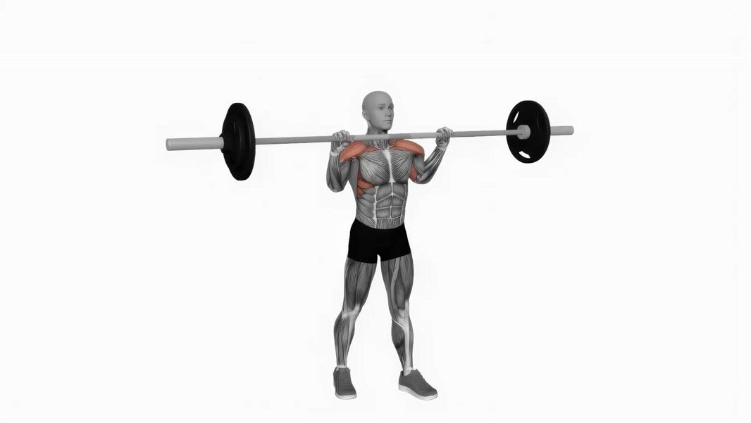 Barbell Strict Military Press exercise