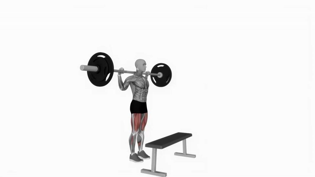 Barbell Step-Up exercise