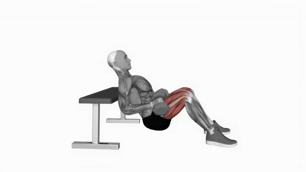 Dumbbell Hip Thrust exercise